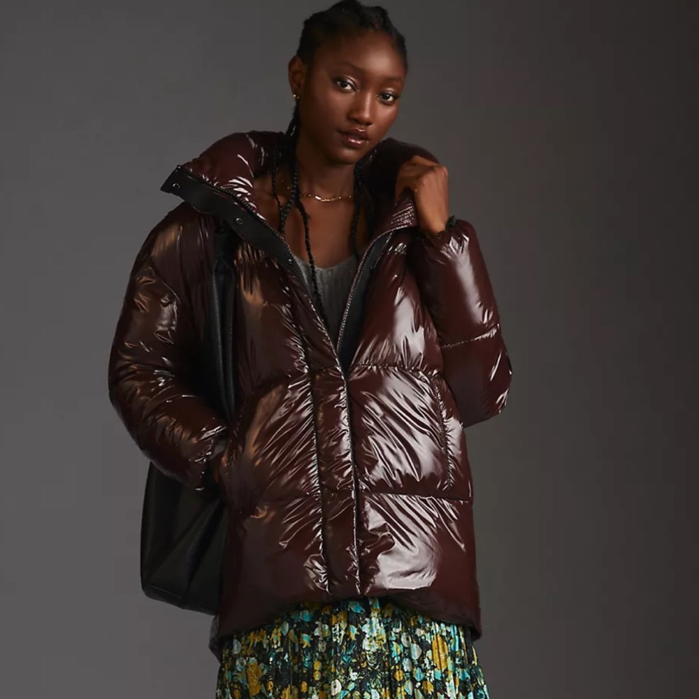 Badgley Mischka x Anthropologie Puffer Jacket